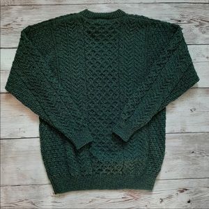 ORVIS IRISH WOOL FISHERMAN CREW SWEATER